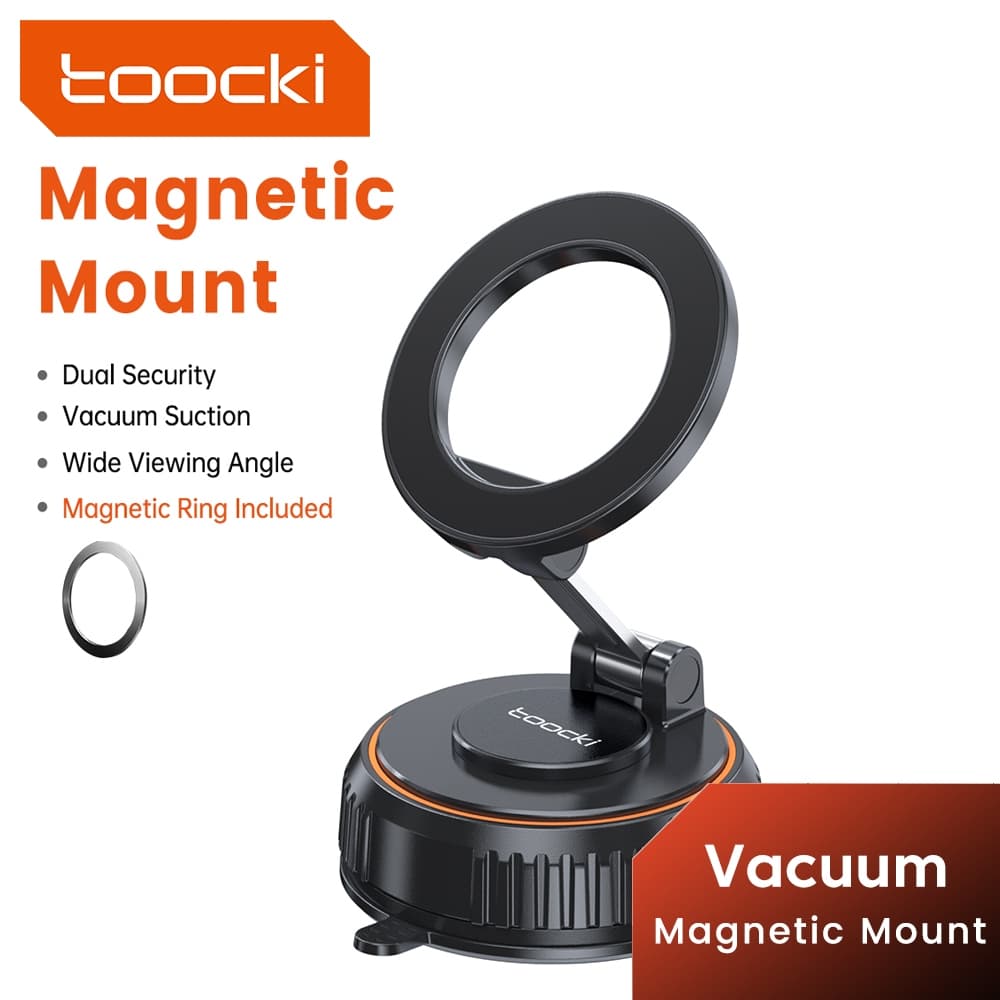 Suporte Magnético Para Telefone A Vácuo Toocki Dual-Grip TZ28 720 ° De Mesa Carro Multiceneno Com Braço De Liga Ajustáve