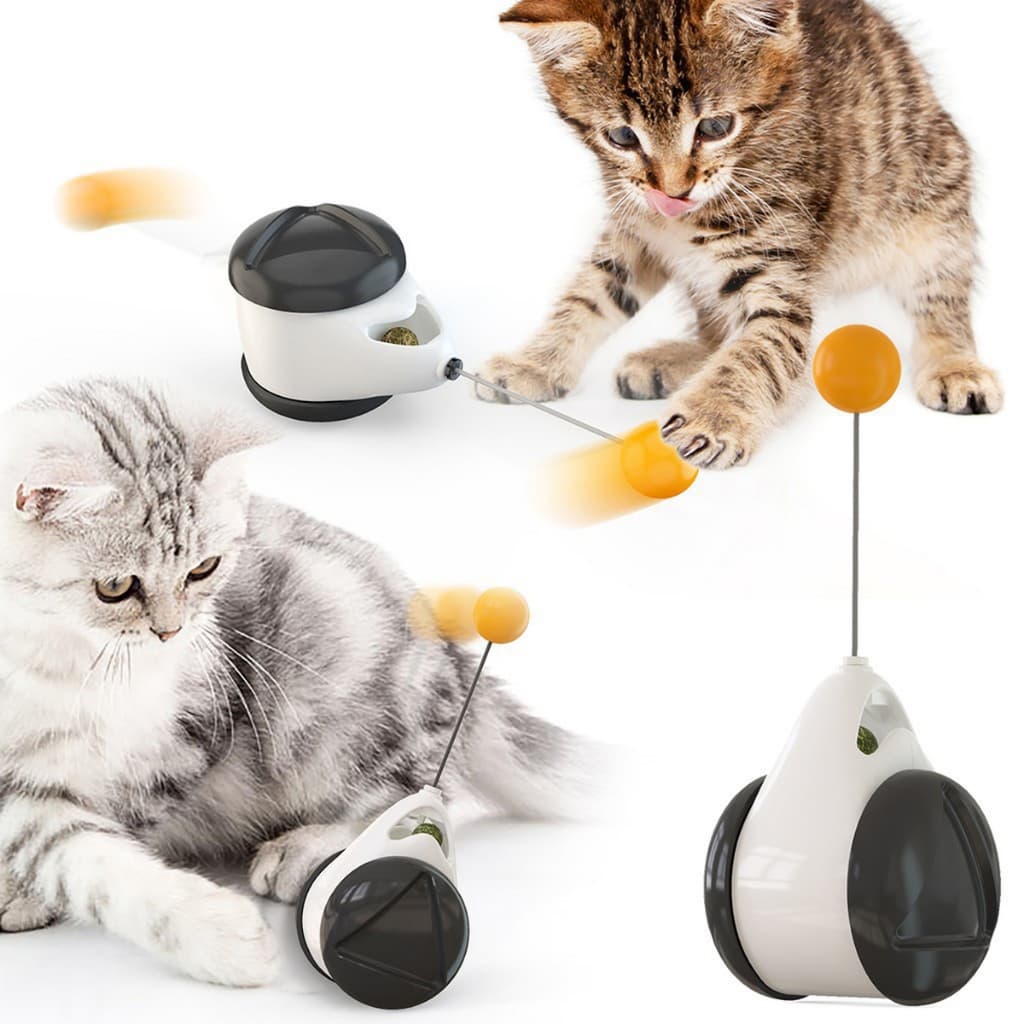Brinquedo Inteligente Para Gatos Com Rodas , Automático , Sem Necessidade De Recarga , Brinquedos Interativos , Modo Rot