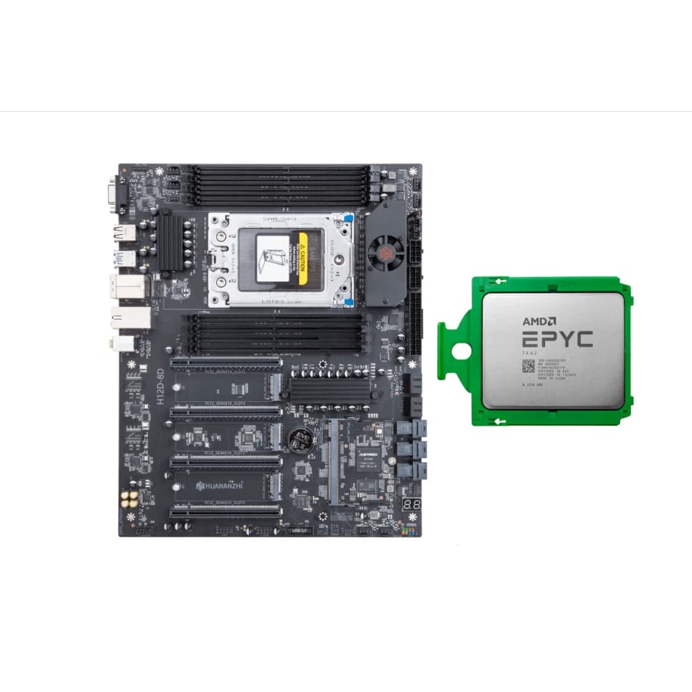 AMD EPYC 7302 16C/32T SP3+H12D-8D 7002/7003 8 canais BMC DDR4 IPMI2.0
