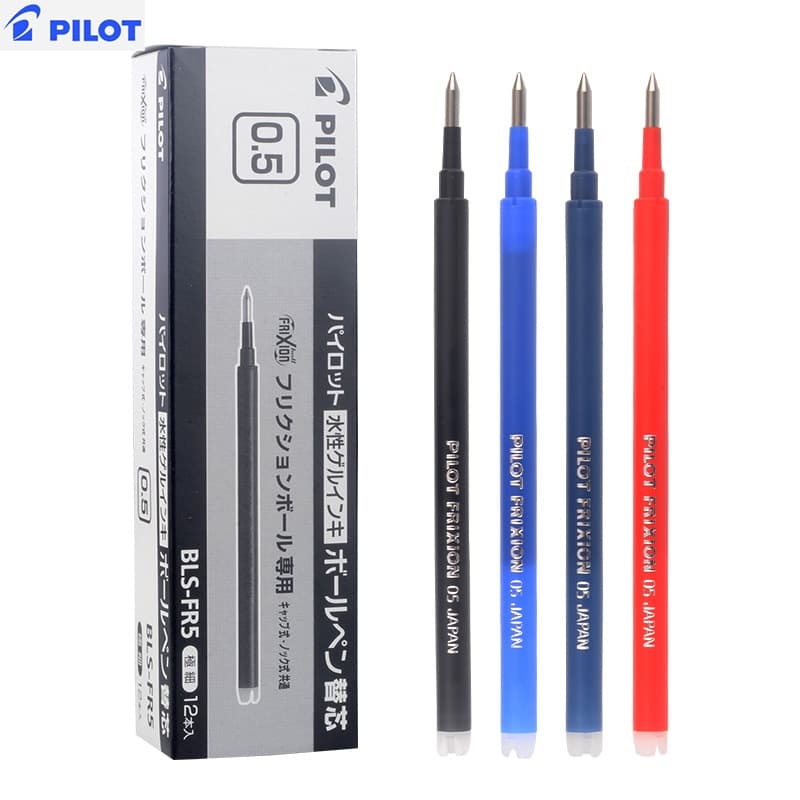 3 Unidades Japão PILOT Refill BLS-FR5 0.5 Mm Núcleo De Caneta Neutra Apagável