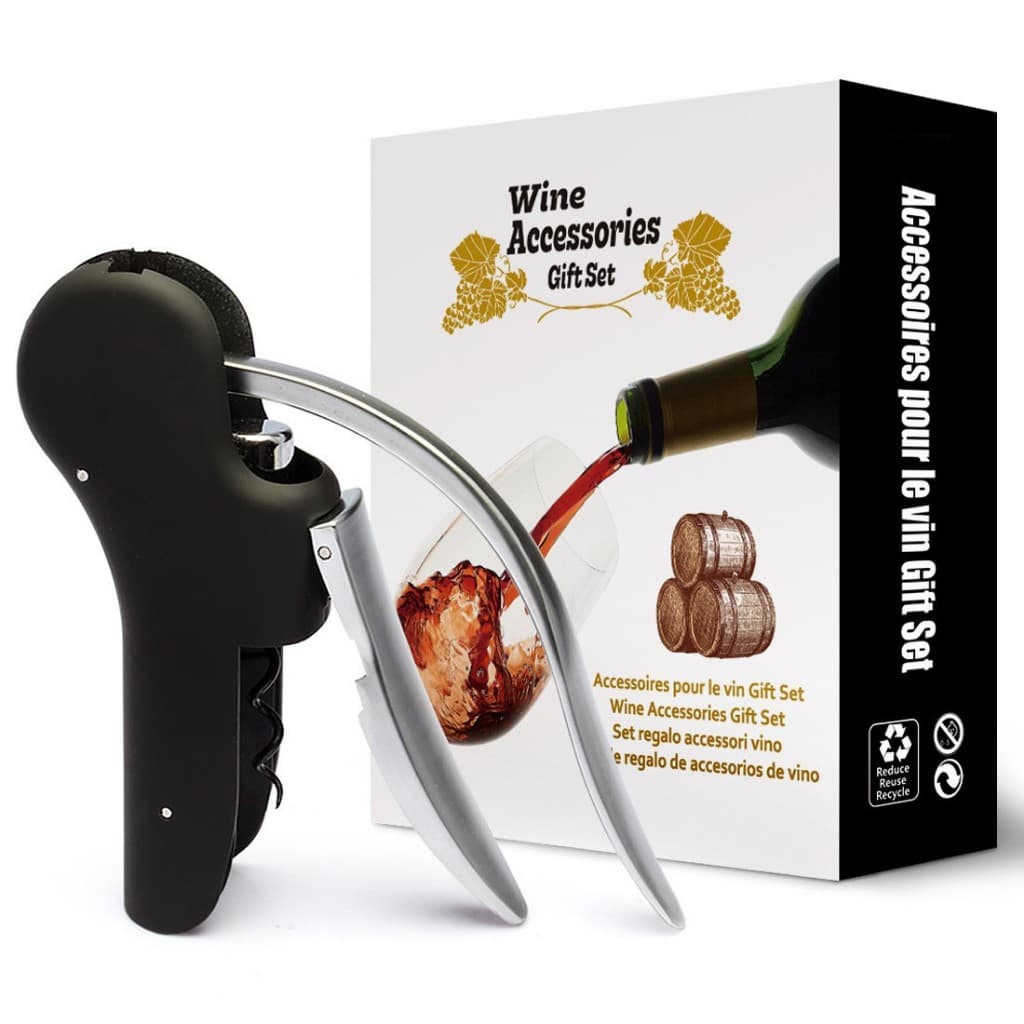 Saca-rolhas de vinho tinto rápido em forma de ganso, abridor de Kit de vinho de luxo em liga de zinco 5 s