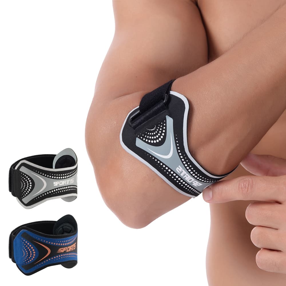Suporte Cotovelo Ajustável Compressão | Cinta Tennis Elbow p/ Epicondilite Tendinite Dor