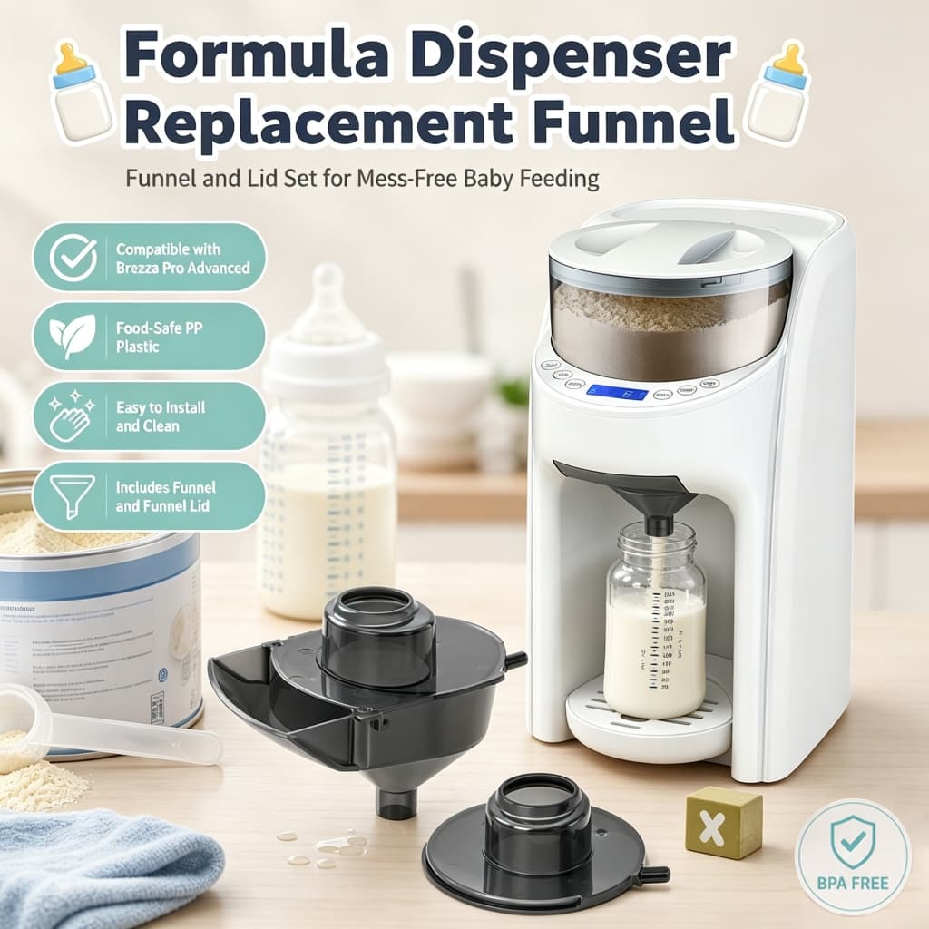 Funil Dispensador De Leite Em Pó E Tampa Para Bebê De Plástico Modelos WiFi Avançados Profissionais Apenas