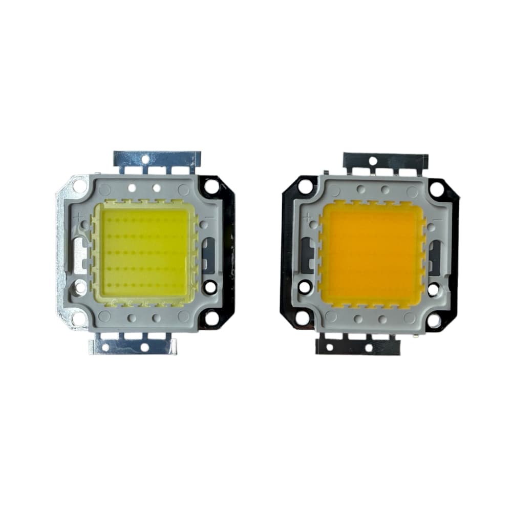 Suporte De Alumínio De Alta Potência 10W 20W 30W 50W 100W 30mil Branco/Quente Chip LED De Alto Brilho-Fonte De Luz Para