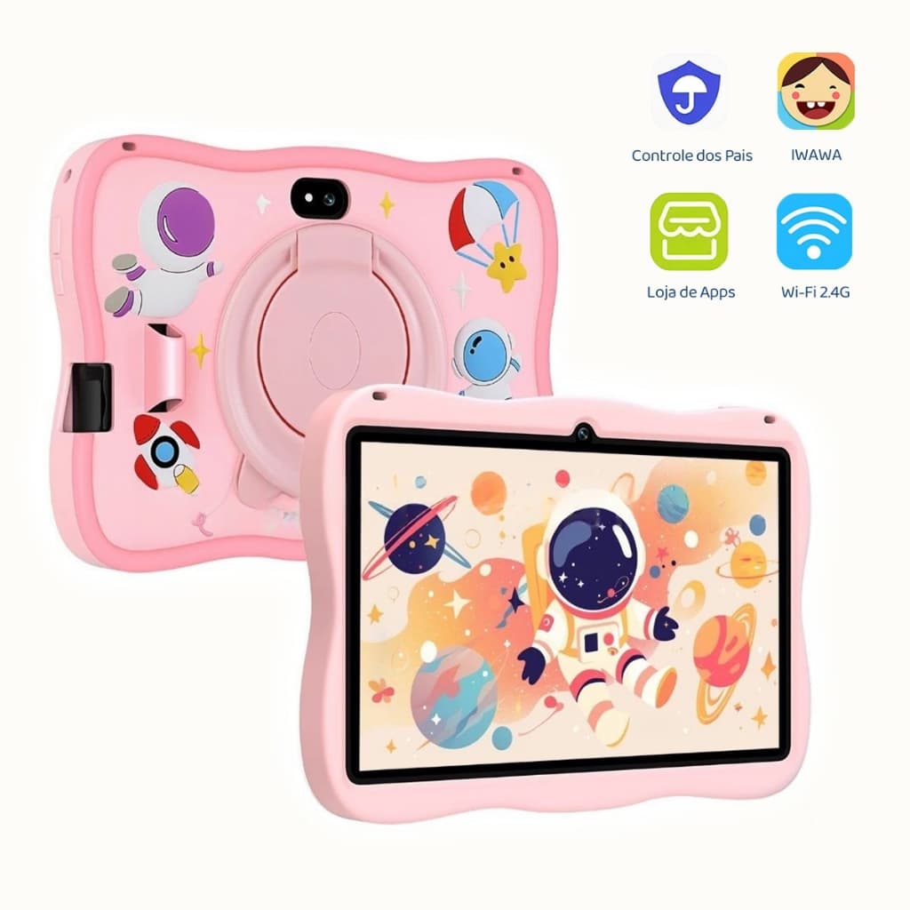Tablet Infantil De 7 Polegadas Com Câmera WiFi Bluetooth Tablets Infantis À Prova De Choque Para Educação E Jogos