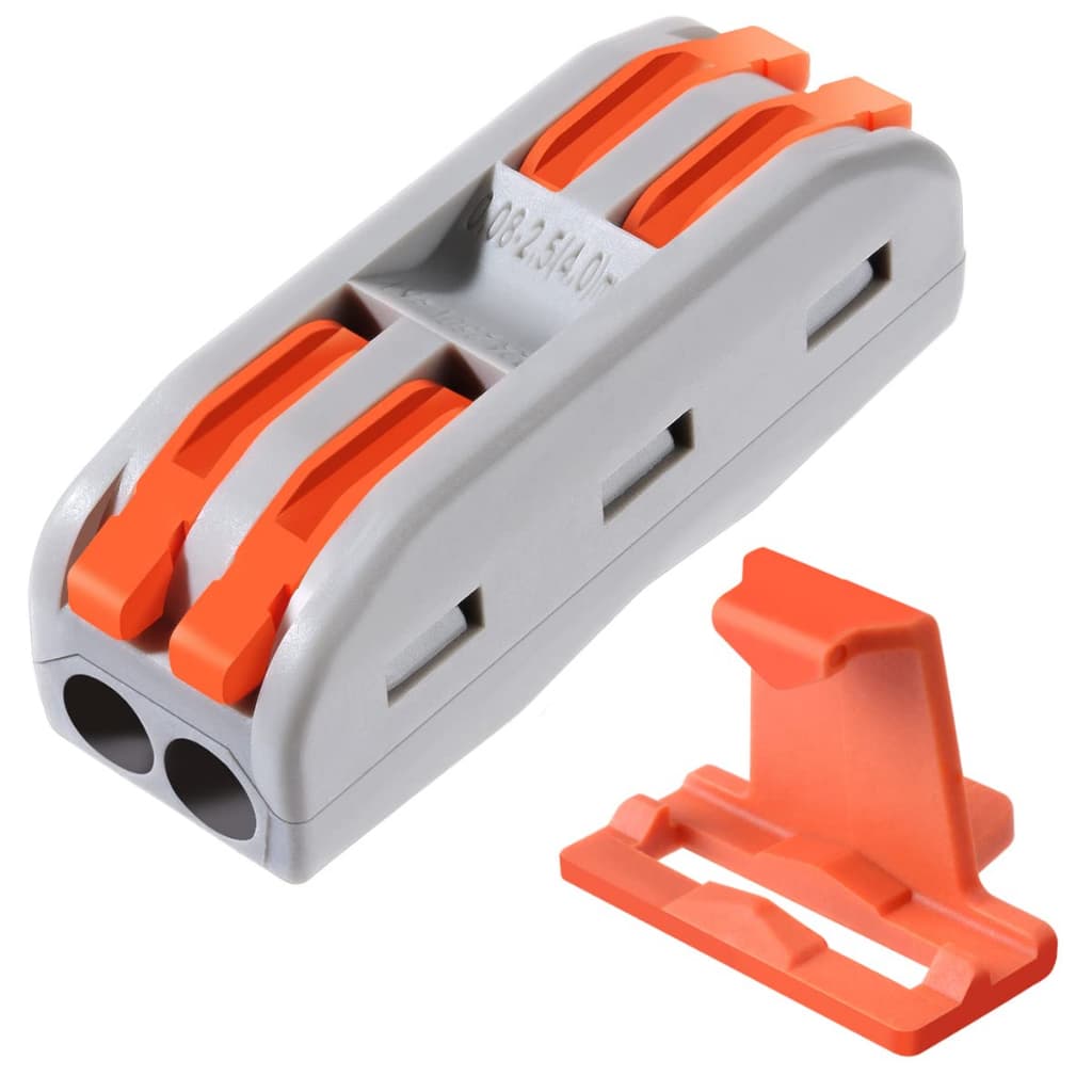 kit 10 un Conector Compacto Elétrico Emenda E Derivação 4mm e 6mm