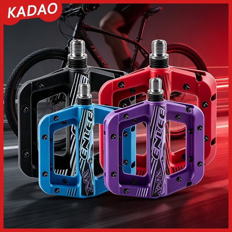 KADAO 1 Par De Presilhas De Liga De Alumínio , Pedais Leves De Bicicleta , Montanha , Estrada , Bmx , MTB , Rolamentos ,