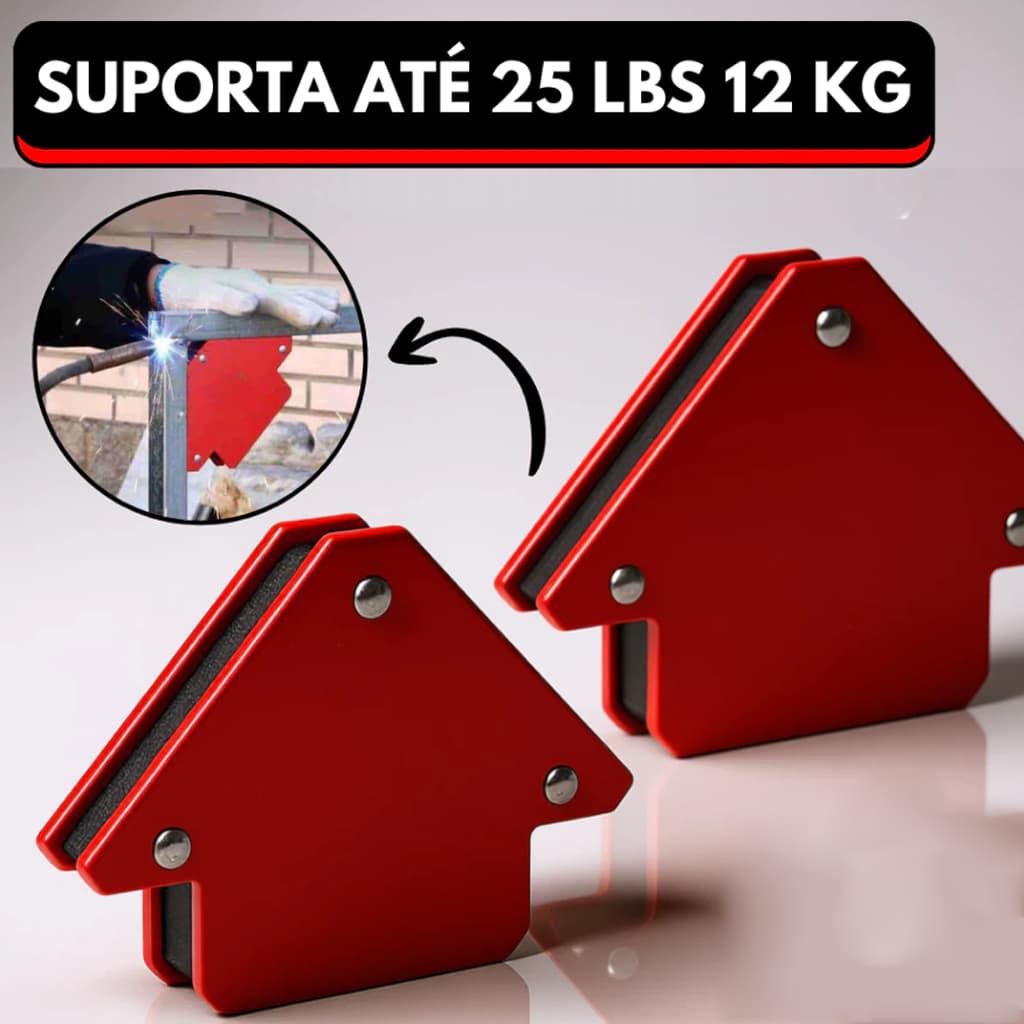4pcs esquadro magnético solda 12 kg soldador serralheiro,Ângulo 45° 90° 135° 180°