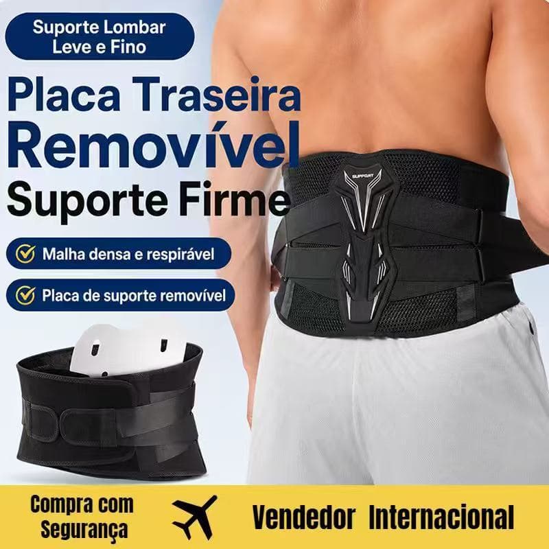 JC Suporte esportivo Suporte de cintura Correia de Fitness Ajuste de compressão Proteção respirável Versão de aço Cinto