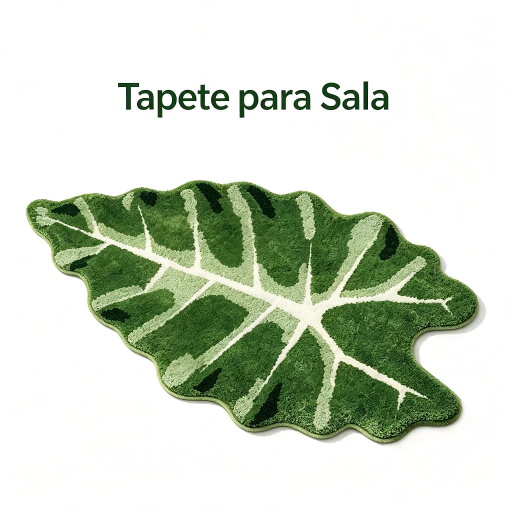 Tapete Monstera reunindo Cluster velo tapete sala de estar tapete de pelúcia primavera verde quarto cobertor cabeceira
