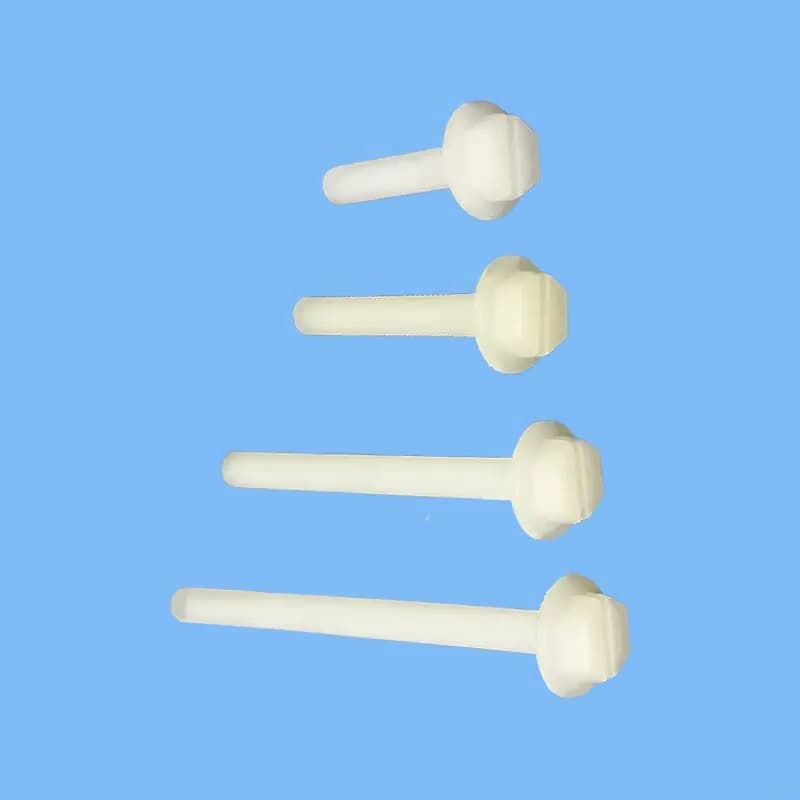 10 PCS M6 Rosca Métrica Nylon Plástico Hexágono Cabeça Parafusos