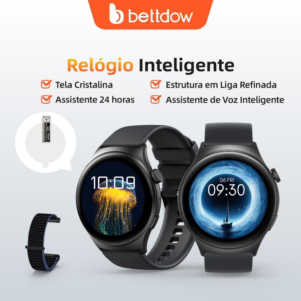 BETTDOW FB060 Smartwatch Bluetooth IP68 Tela LCD Colorida , Interface 3D , 120 Esportes , Monitoramento Do Sono E Chamad