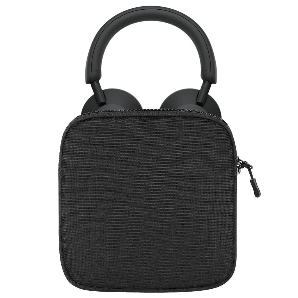 Bolsa Para Fone De Ouvido De Nylon Geekria Com Forro Macio E Bolso De Malha Interno Compatível Fones WH-1000XM6 , QC Ult