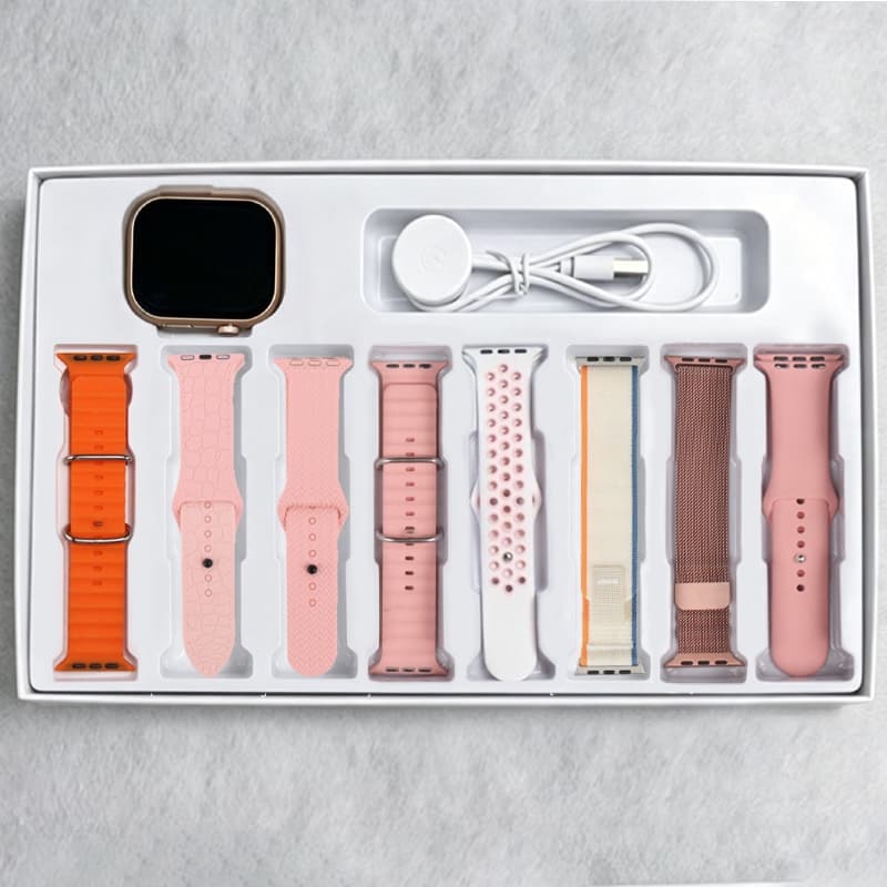 S100 Ultra 2 Novo Smart Watch 7 Em 1 Al como esportes com tela de toque completa de 49 mm