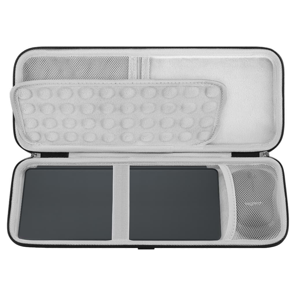 Substituição Da Caixa Do Teclado Geekria Para Key-to-Go 2 + M350s Pebble 2 , Bolsa De Transporte Combinada De E Mouse (C