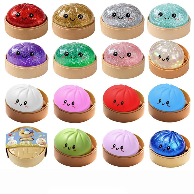 Squishy De Bolinho De Brilho , Nova Caixa De Squishies Misterioso , Brinquedo Mole Enorme Com Vapor