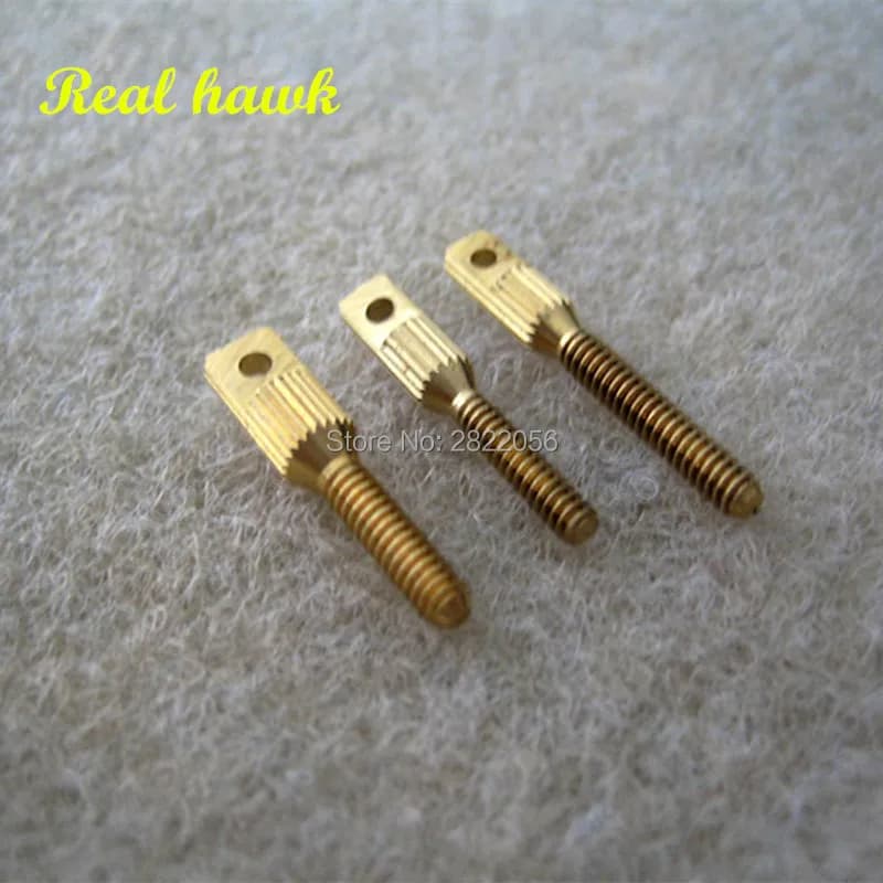 10 Pçs/Lote RC Avião Biela Curta De Cabeça Plana Com Dentes M2xL19mm/M3xL23mm (Métrica)/M2.5xL22mm (Americano) Para