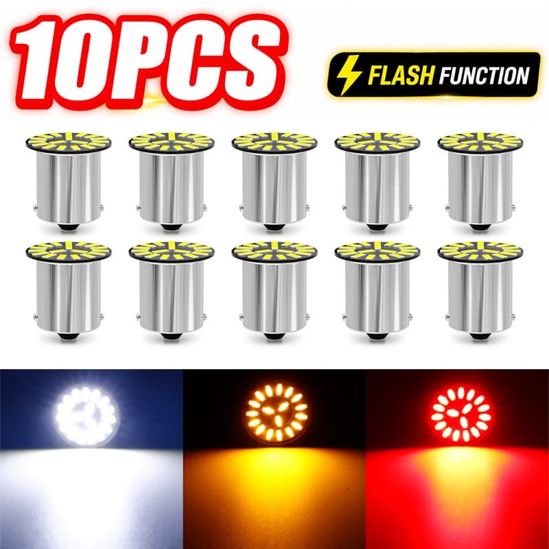 1156 LED Lâmpada De Sinalização De Mudança De Direção1157 7440 7443 3156 3157 Luzes De Freio 4014 18SMD Indicadora De Ca