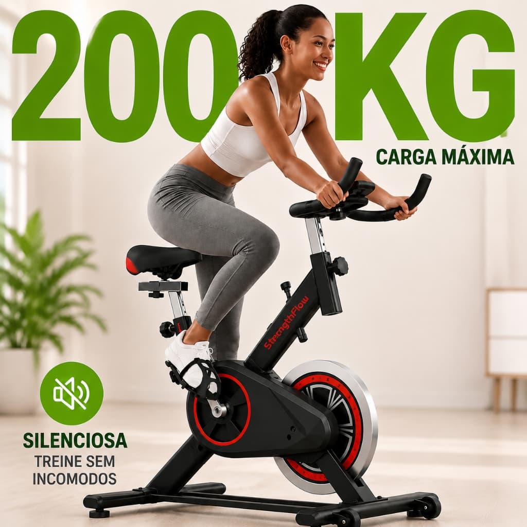 Professional Spinning Exercise Bike High Strength Silent Customizable Adjustments