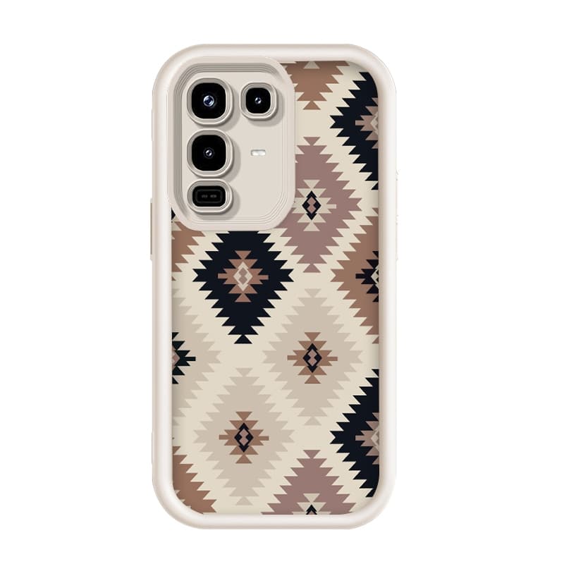 Para Infinix Nota 50 Pro +/Plus 5G , Vintage Boho Asteca Padrão Geométrico Caso De Telefone