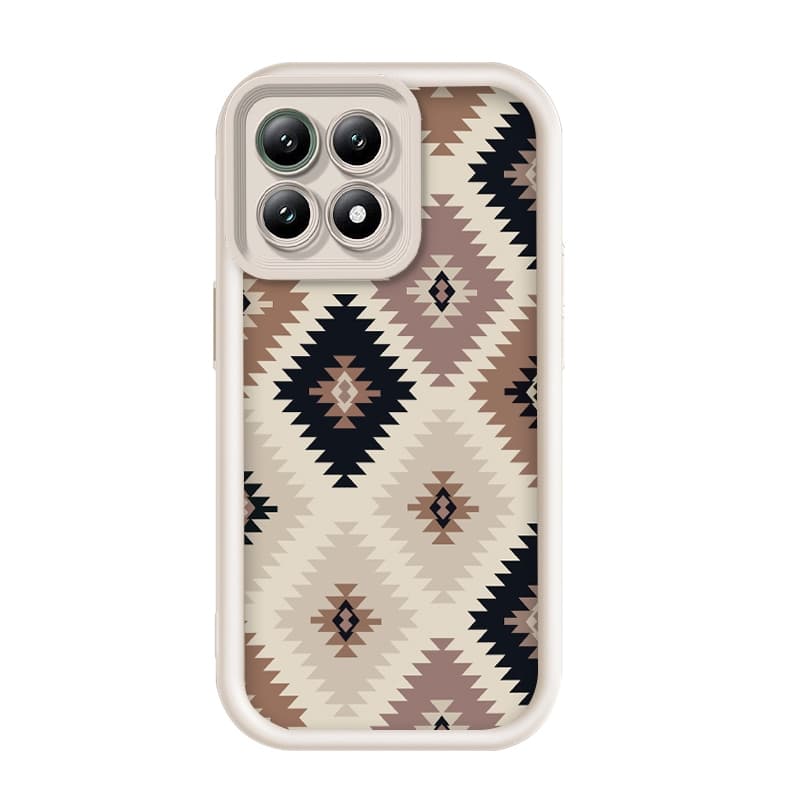 Para OnePlus 15/5G , Capa De Telefone Vintage Boho Asteca Com Padrão Geométrico