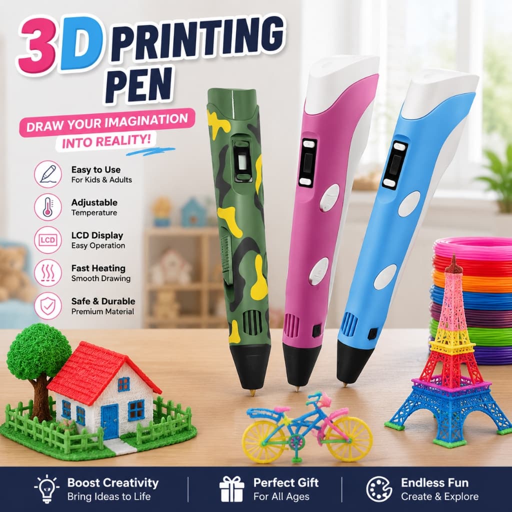 Conjunto De Canetas 3d Impressão 3d Caneta Desenho Lápis DIY PLA Filamento Aniversário Presente Natal Para Crianças Graf