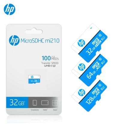 Cartão Micro SD HP De Memória De Alta Velocidade Classe 10 Para Smartphone Android Tablet PC Dash Cam