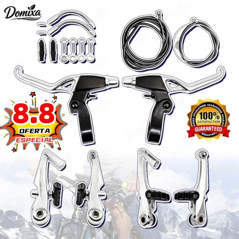Kit de Freio V-brake Orbital Aluminio C/ Maçaneta Tipo Logan De Freio Bicicleta V-break dx.