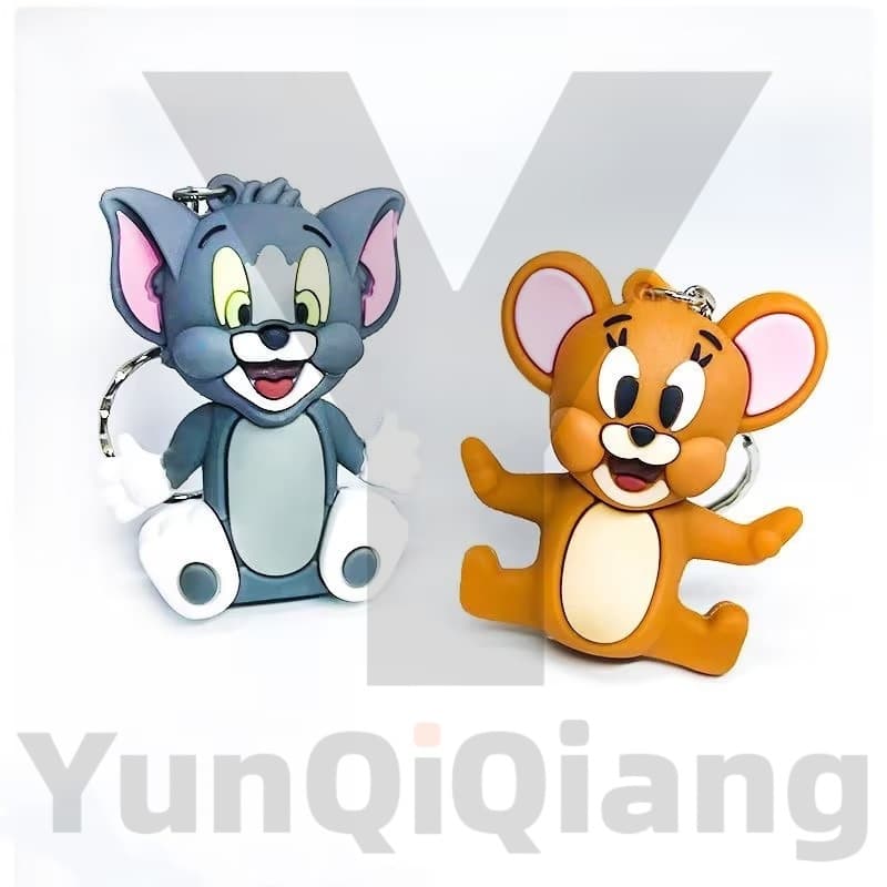 Desenhos Animados Tom E Jerry Personagens De Animação Silicone USB Flash Drive 1GB 2GB 4GB 8GB 16GB 32GB 64GB 128GB 2TB