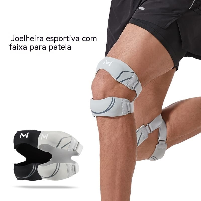 Cinta De Suporte De Tendão Patelar , Joelho De Neoprene Ajustável Para Corrida , Tênis E Esportes Ao Ar Livre
