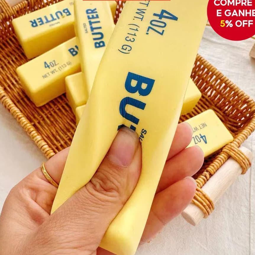 Barra De Manteiga De Recuperação Lenta Macia Super Molhada , Brinquedo Macio Para Alívio Do Humor , Presente De Estresse