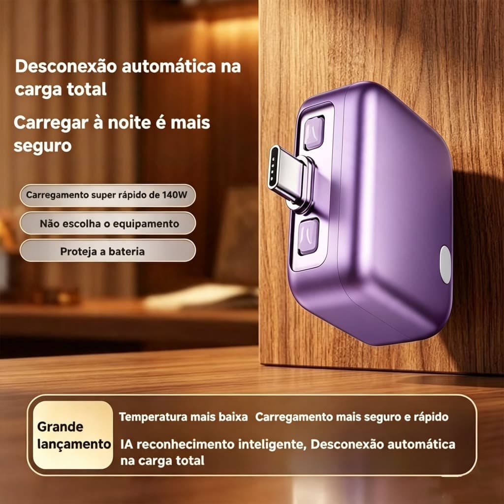 Dispositivo Separador de Energia AI com Desconexão Automática, Proteção Contra Sobrecarga para Celulares e Aparelhos
