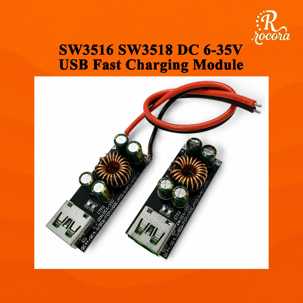 SW3516 SW3518 DC 6-35V Módulo De Carregamento Rápido USB PD3.0 PPS QC4 + QC3.0 SCP FCP AFC VOOC DASH Tipo-C Placa De Car