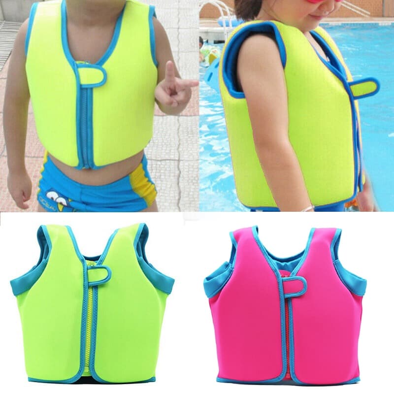 Colete Salva-Vidas Infantil , Roupa De Banho De Espuma De Poliéster , Traje De Sobrevivência Para Natação , De Neoprene