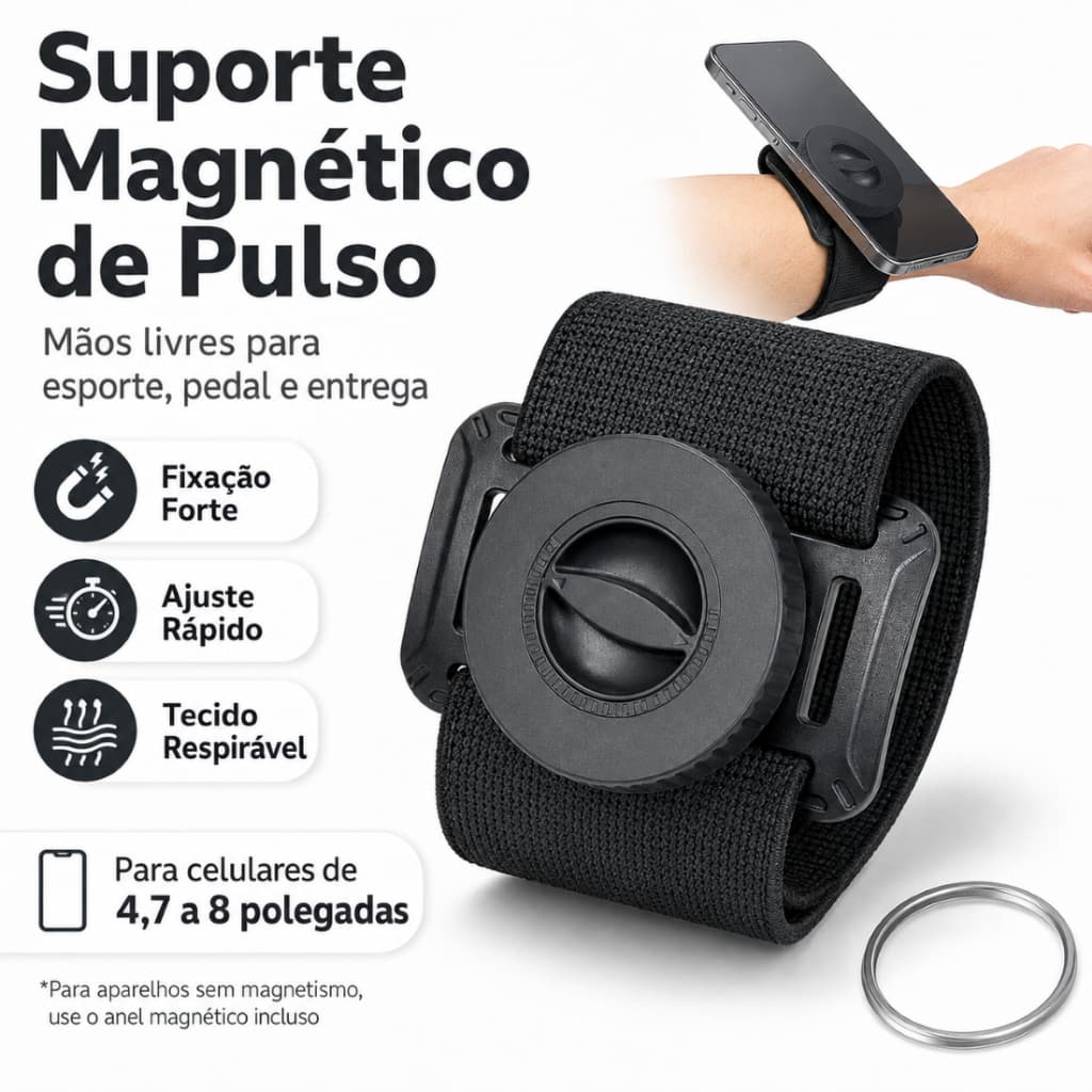 Pulseira Magnética De Corrida , De Braço Esportivo , Suporte De Navegação Para Viagem