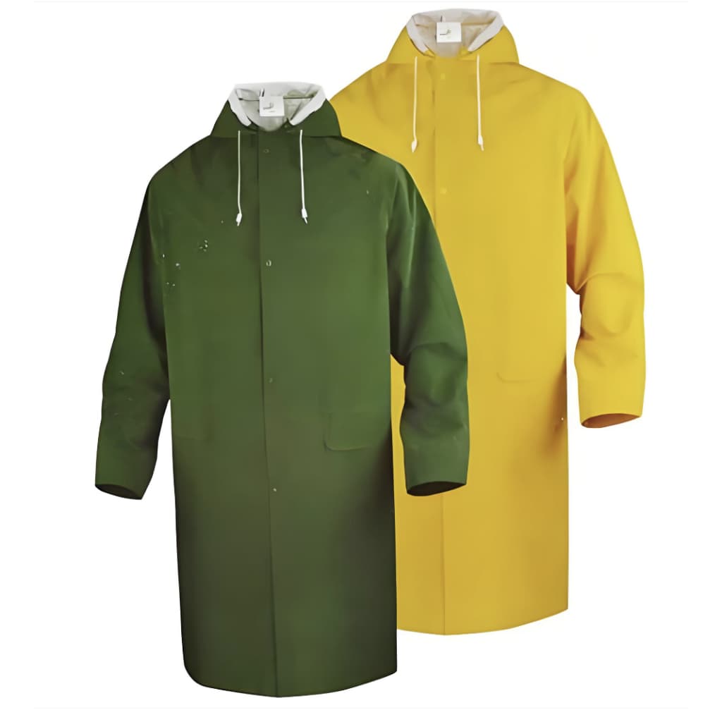Delta Pluse 407005 Capa De Chuva De Uma Peça Com Impermeável Revestida De PVC Dupla Face Grossa Para Veículos Elétricos