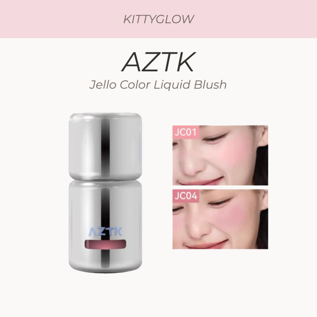 Blush Líquido Colorido AZTK Jello | Leve • Fácil De Misturar Lavagem Natural