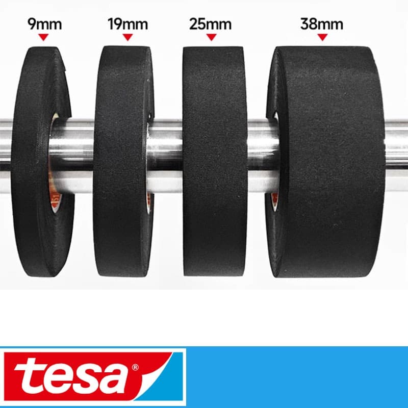 Tesa 51025 Fita Adesiva Blackout Preta PET