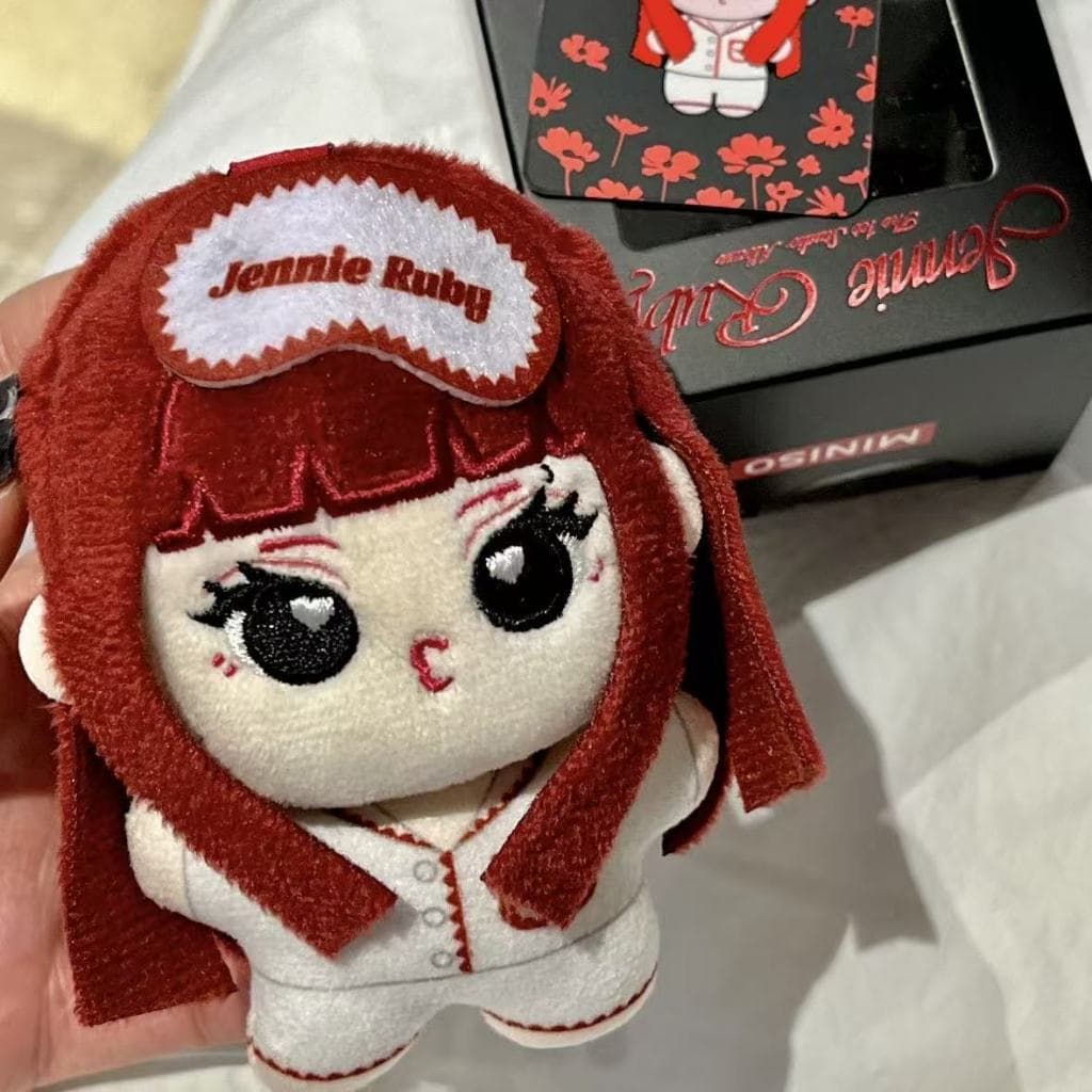 BLACKPINK Jennie Solo Chaveiro De Pelúcia De 10 Cm-Boneca De Algodão Com Pingente De Estrela Fofa K-Pop Idol Merch