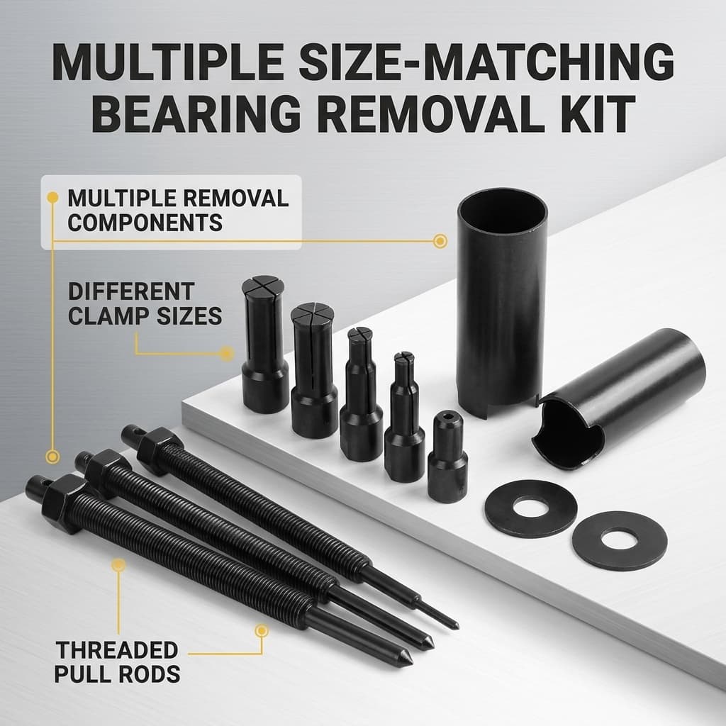 Conjunto Extrator De Rolamento De Motocicleta , 9-23mm , Interno De Bicicleta , Ferramenta Manual Para Removedor De Engr