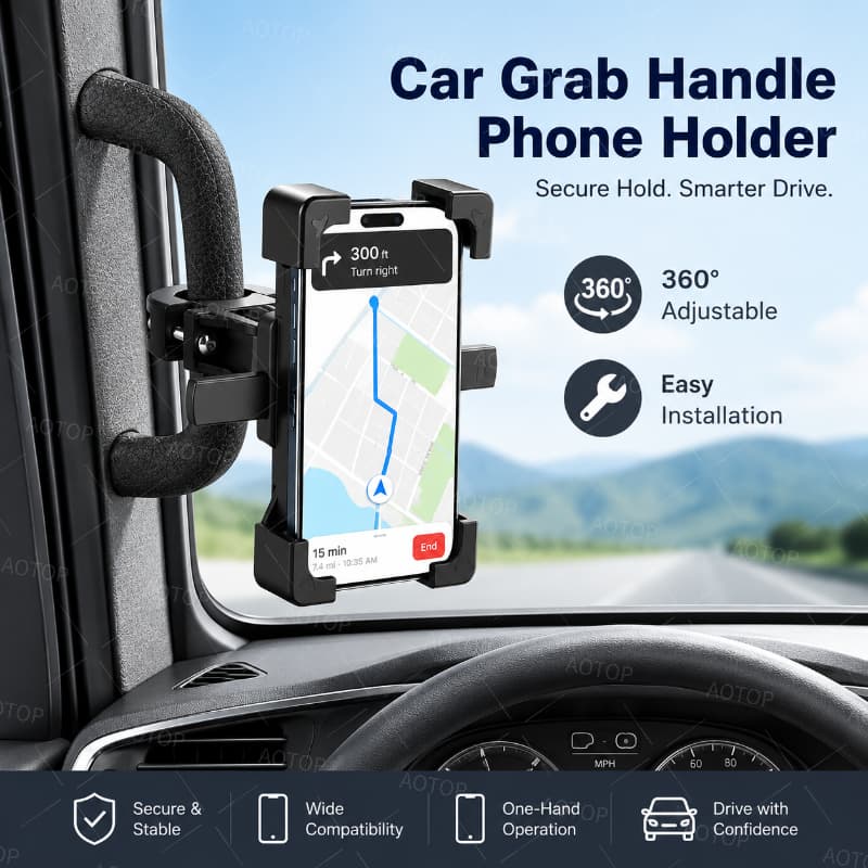Suporte Veicular para Celular Universal Painel Carro Ajustável Fixação Segura GPS