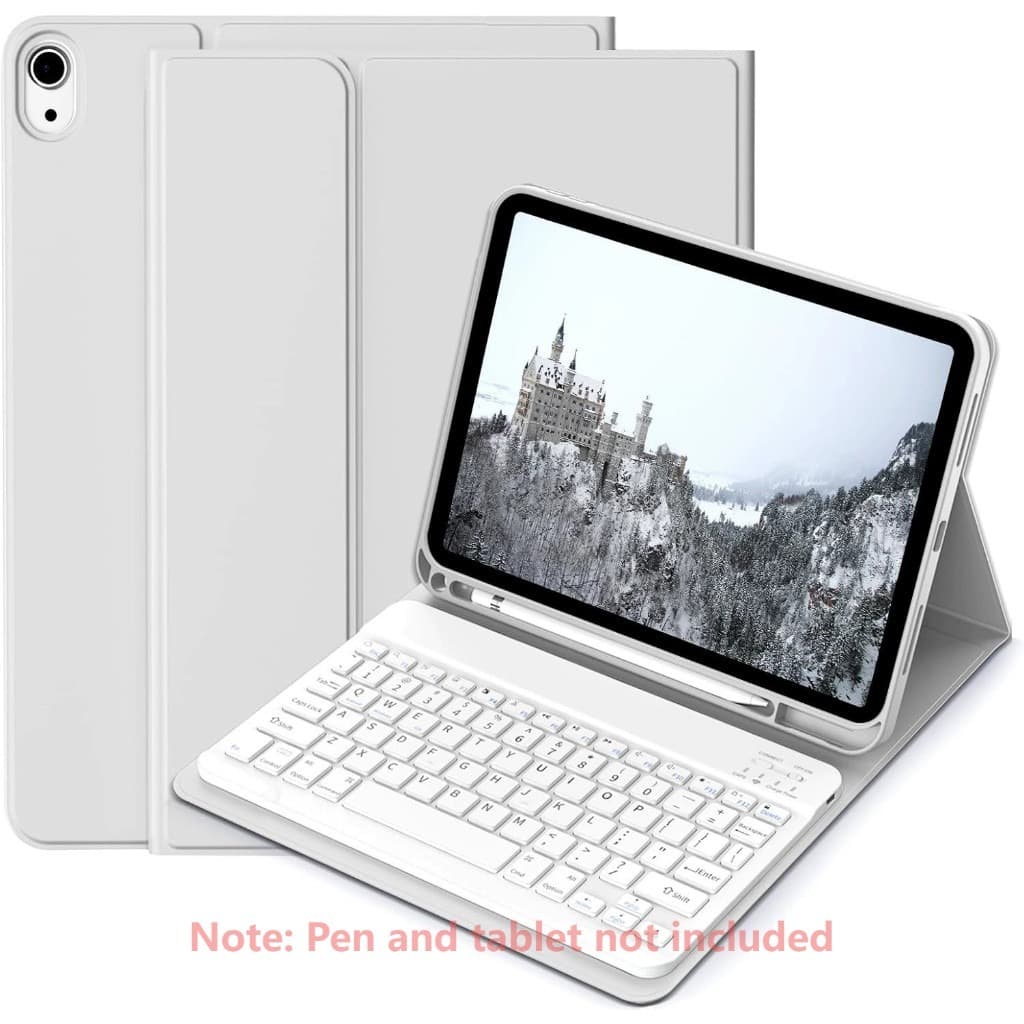 Para iPad Pro 13 Polegadas 2024/Mini 7 Capa De Teclado Com Porta-Lápis 7/8/9 Bluetooth