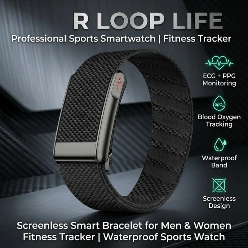 Life Rastreador De Fitness ECG + PPG SpO2 Esporte Pulseira Inteligente Freqüência Cardíaca Ácido Úrico Lipídios No Sangu