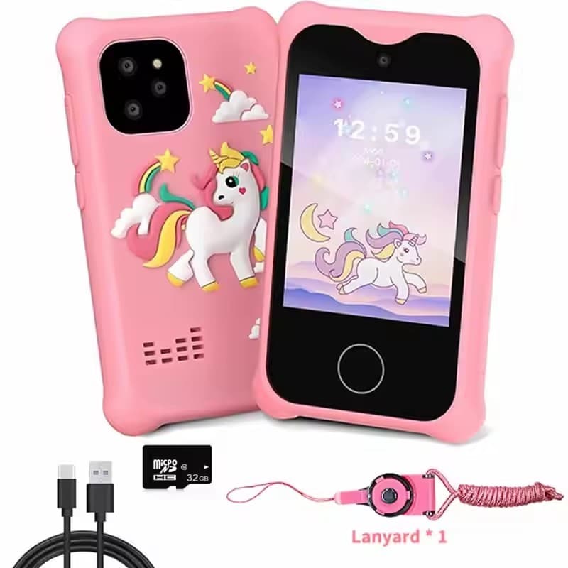 Jogos De Câmera 32GB Música Vídeos Toque Brinquedo Educacional Digital Infantil Celular Para Crianças