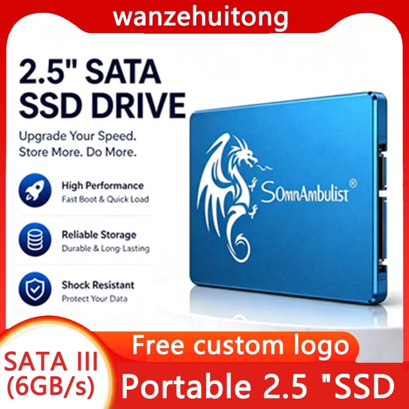 Unidade de estado sólido interna SATA III de alta velocidade 480GB-120GB SSD de 2.5 polegadas