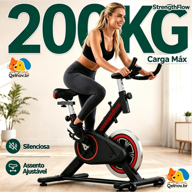 💪Bicicleta Bike Ergometrica Spinning Academia Fitness Profissional 200kg