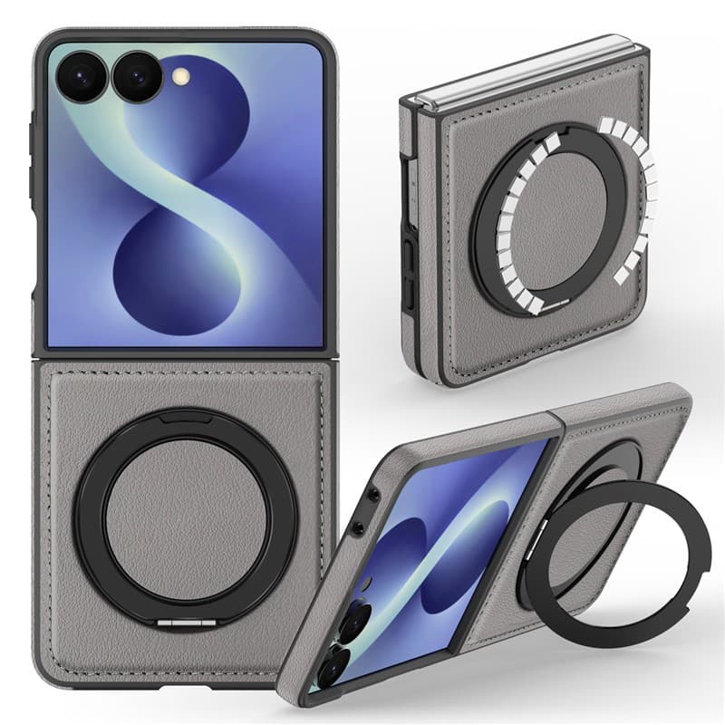 Suporte Magnético De Dedo De Metal Giratório 360 Para Samsung Galaxy Z Flip 8 7 6 5 4 3 Carregamento Sem Fio De Proteção