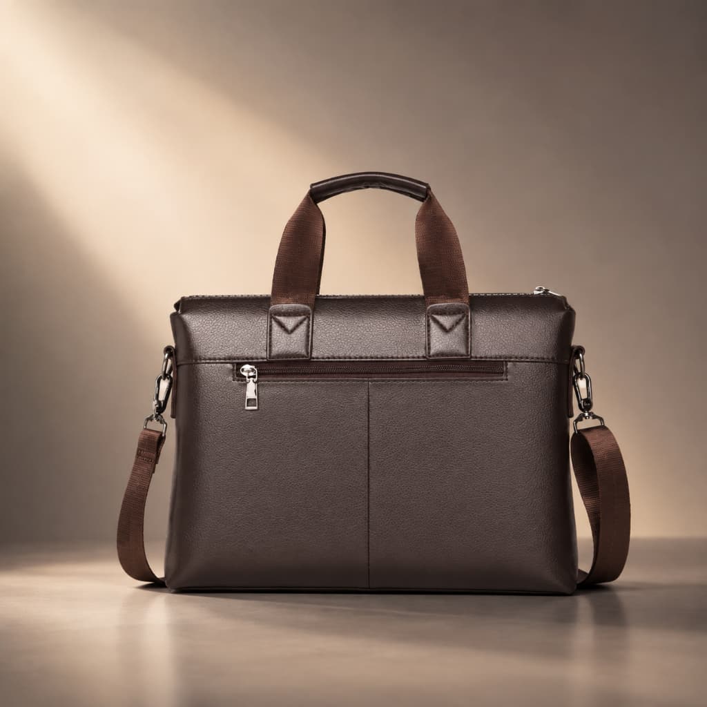 Bolsa masculina de negócios, maleta de computador, bolsa mensageiro de ombro, Casual, textura Premium, bolsa masculina