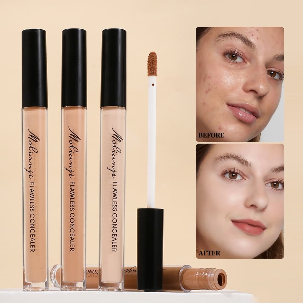 Cubra Marcas De acne , Olheiras , Manchas , Tatuagens , Cicatrizes E Base De Contorno . À Prova D'água De Longa Duração