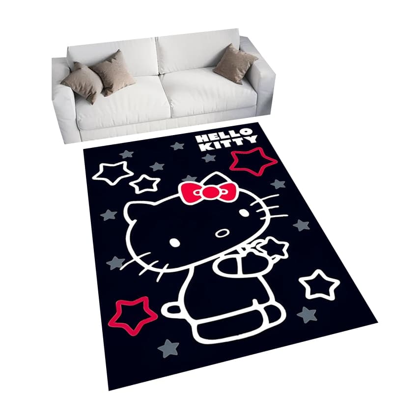 Sanrio hello Kitty Tapete Estampado Decoração De Casa Sala De Estar Quarto De Banheiro